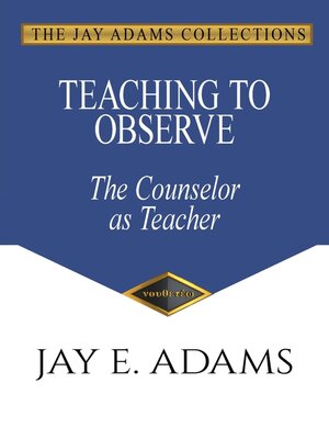 cover image of Teaching to Observe